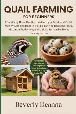 Quail Farming for Beginners: Confidently Raise Healthy Quail for Eggs, Meat, and Profit: Step-by-Step Guidance to Build a Thriving Backyard Flock, Max by Deanna, Beverly