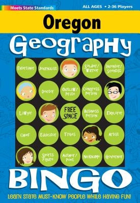 Oregon Geography Bingo Game by Gallopade International
