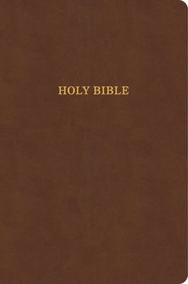 KJV Large Print Thinline Bible, Value Edition, Brown Leathertouch by Holman Bible Publishers
