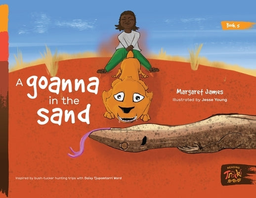 A goanna in the sand by James, Margaret