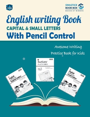 SBB English Writing Book Capital and Small Letters with Pencil control by Swastick Book Box