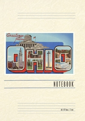 Vintage Lined Notebook Greetings from Ohio by Found Image Press