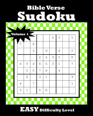 Bible Verse Sudoku: 120 Puzzles With Easy Difficulty Level Bible Verse Included on Each Page by Puzzles, Avenue J.