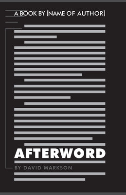 Afterword by Author, Name Of