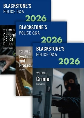 Blackstone's Police Q&a's 2026 by Connor, Paul