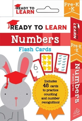 Ready to Learn: Pre-Kâ K Numbers Flash Cards: Includes 48 Cards to Practice Counting and Number Recognition! by Editors of Silver Dolphin Books