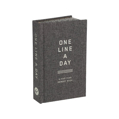 Charcoal Canvas One Line a Day: A Five-Year Memory Book by Chronicle Books
