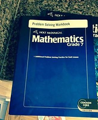 Problem Solving Workbook Grade 7 by Hmd, Hmd