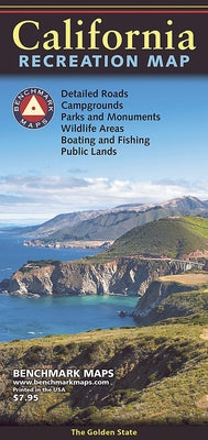 California Recreation Map by National Geographic Maps