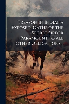 Treason in Indiana Exposed! Oaths of the Secret Order Paramount to all Other Obligations .. by Anonymous