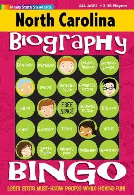 North Carolina Biography Bingo by Gallopade International
