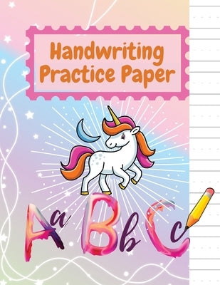 Adorable Kindergarten writing paper with lines for ABC kids Notebook with Dotted Lined Sheets for K-3 Students by Daisy, Adil