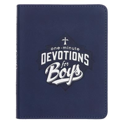 One-Min Devotions for Boys Lux-Leather by O'Neal Jayce