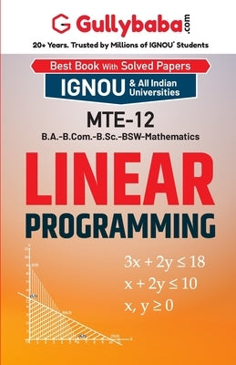 MTE-12 Linear Programming by Panel, Gullybaba Com