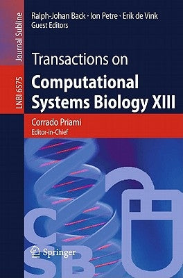 Transactions on Computational Systems Biology XIII by Priami, Corrado