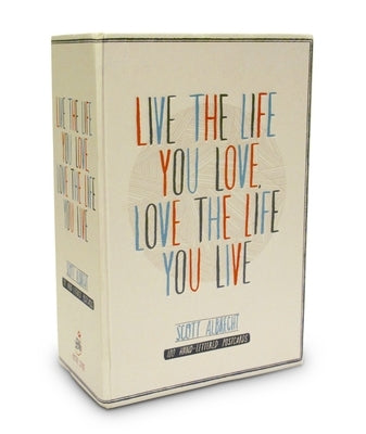 Live the Life You Love Postcard Box: 100 Hand-Lettered Postcards by Albrecht, Scott