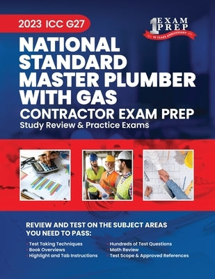 2023 ICC G27 National Standard Master Plumber with Gas: 2023 Study Review & Practice Exams by Inc, Upstryve