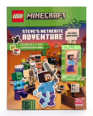 Steve's Netherite Adventure (Lego Minecraft) by Random House