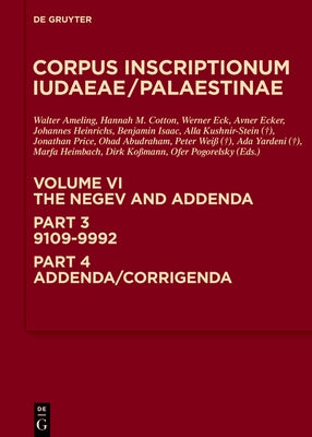 The Negev and Addenda by Ameling, Walter