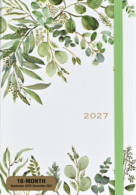 2027 Eucalyptus Weekly Planner (16 Months, Sept 2026 to Dec 2027) by Peter Pauper Press Inc