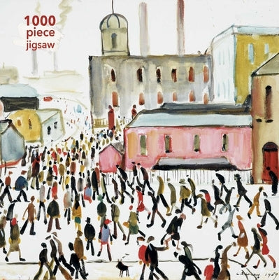 Adult Jigsaw Puzzle L.S. Lowry: Going to Work: 1000-Piece Jigsaw Puzzles by Flame Tree Studio