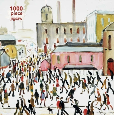Adult Jigsaw Puzzle L.S. Lowry: Going to Work: 1000-Piece Jigsaw Puzzles by Flame Tree Studio