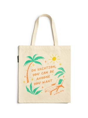 Emily Henry: On Vacation You Can Be Anyone Tote Bag: People We Meet on Vacation by Out of Print