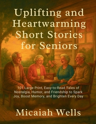 Uplifting and Heartwarming Short Stories for Seniors: 101 Large Print, Easy-to-Read Tales of Nostalgia, Humor, and Friendship to Spark Joy, Boost Memo by Wells, Micaiah