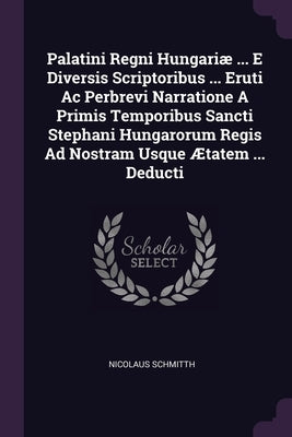 Palatini Regni Hungariæ ... E Diversis Scriptoribus ... Eruti Ac Perbrevi Narratione A Primis Temporibus Sancti Stephani Hungarorum Regis Ad Nostram U by Schmitth, Nicolaus