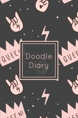 Doodle Diary: Writing Prompts & Blank Lined Drawing Pages, Girls Gift, Notebook, Journal, Book by Newton, Amy