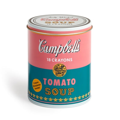 Andy Warhol Soup Can Crayons + Sharpener by Mudpuppy