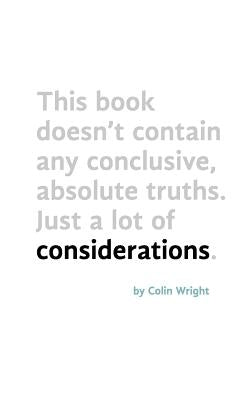 Considerations by Wright, Colin
