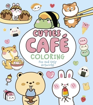 Cuties Café Coloring: Fun and Easy Artworks by Peto, Violet