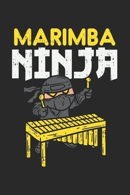 Marimba Ninja: 120 Pages I 6x9 I Graph Paper 5x5 by Notebooks, Funny