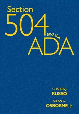 Section 504 and the ADA by Russo, Charles