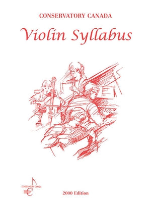 Violin Syllabus Conservatory Canada by 