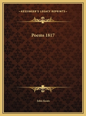 Poems 1817 by Keats, John