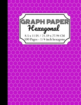 Hexagonal Graph Paper Notebook: Organic Chemistry & Biochemistry Note Book, 1/4 inch hexagons (Science Notebooks Series) by Ilma, Zidni