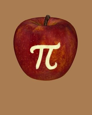 Apple Pi: Graph Paper for Math Students Teachers Professors - 4 Square to 1 Inch Grey Graph Paper - 150 pages 8x10 by Skm Designs