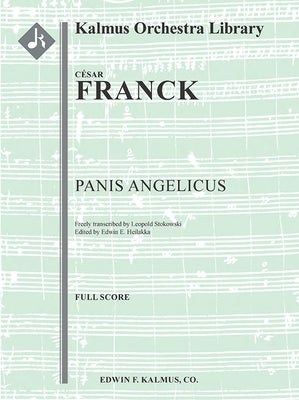 Panis Angelicus: Full Score by Franck, Cesar