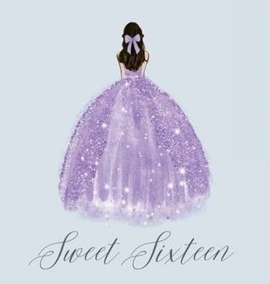 Sweet sixteen guest book, party Guest book, birthday party guest book to sign by Bell, Lulu and