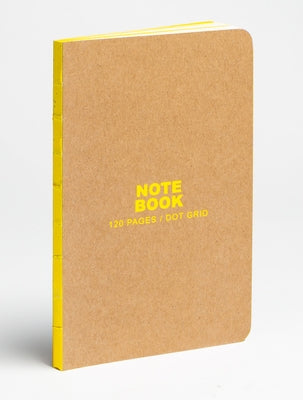 Teneues - Small Bullet Journal: Kraft and Neon Yellow, Notebook Paperback - 120 Dot-Grid Pages with Lay Flat Binding: Slim Format Small Bullet Journal by Teneues