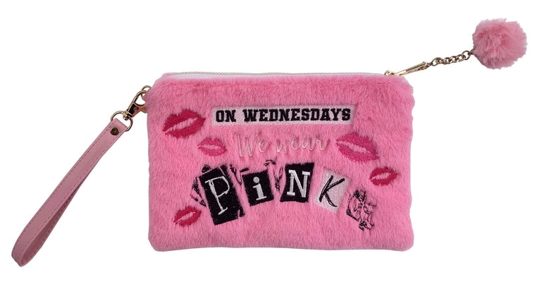 Mean Girls: On Wednesdays We Wear Pink Plush Accessory Pouch by Insights