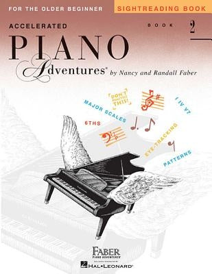 Accelerated Piano Adventures for the Older Beginner Sightreading, Book 2 by Faber, Nancy
