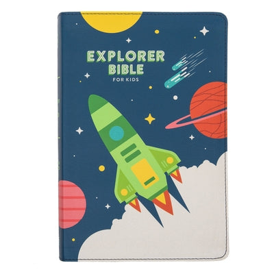 CSB Explorer Bible for Kids, Blast Off Leathertouch, Indexed by Csb Bibles by Holman