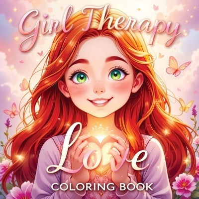 Girl Therapy Love Coloring Book: Celebrate Self-Love and Self-Care - Cute and Simple Illustrations for Relaxation and Empowering Art Activities for Ki by Mischievous, Childlike