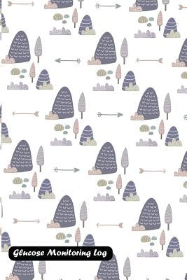 Glucose Monitoring Log: Tree Pattern Cover by Shamrock Logbook