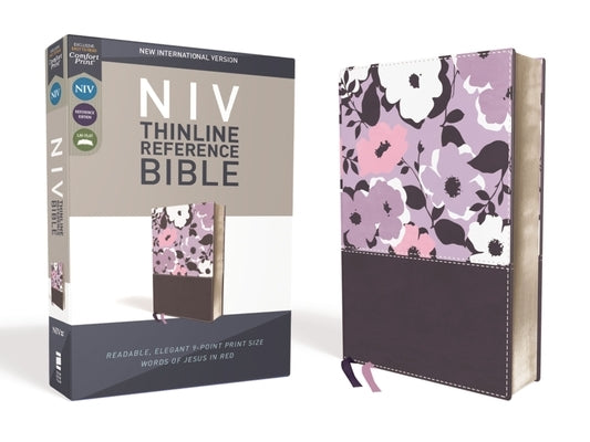 NIV, Thinline Reference Bible, Imitation Leather, Purple, Red Letter Edition, Comfort Print by Zondervan
