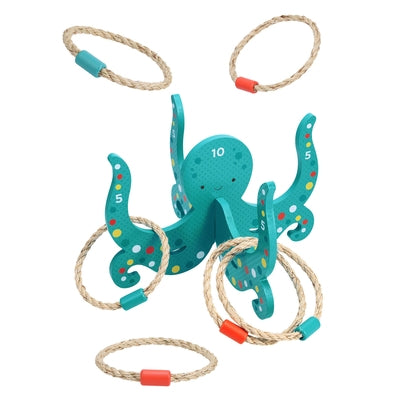Happy Octopus Wooden Hoopla by Petit Collage
