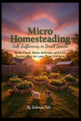 Micro Homesteading: Self-Sufficiency in Small Spaces Grow Food, Raise Animals, and Live Sustainably on Less Than 1/4 Acre by Feln, Solomon